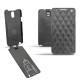 Custodia in pelle Samsung SM-N9000 Galaxy Note 3  - Negre poudro - Couture