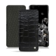 Custodia in pelle Samsung Galaxy S20+ 5G - Crocodile nero