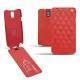 Custodia in pelle Samsung SM-N9000 Galaxy Note 3  - Rouge troupelenc - Couture