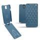 Custodia in pelle Samsung SM-N9000 Galaxy Note 3  - Blu mediterran - Couture