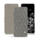 Samsung Galaxy S20+ 5G leather case - Acier vintage - Couture
