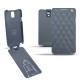 Custodia in pelle Samsung SM-N9000 Galaxy Note 3  - Blu marino - Couture