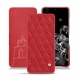 Samsung Galaxy S20+ 5G leather case - Rouge troupelenc - Couture