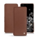 Samsung Galaxy S20+ 5G leather case - Marron délicat