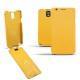 Custodia in pelle Samsung SM-N9000 Galaxy Note 3  - Jaune soulèu