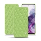Lederschutzhülle Samsung Galaxy S20 - Vert olive - Couture ( Nappa - Pantone 578U ) 