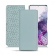 Samsung Galaxy S20 leather case - Bleu Ciel PU