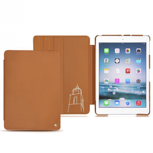 Custodia in pelle Apple iPad Air Castan esparciate ( Pantone #824F2A )