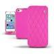 Apple iPhone 5S  leather case - Rose fluo - Couture