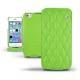 Apple iPhone 5S  leather case - Vert fluo - Couture