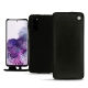 Housse cuir Samsung Galaxy S20 - Noir Veggie
