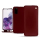 Samsung Galaxy S20 leather case - Rouge Veggie
