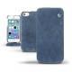 Apple iPhone 5S  leather case - Jean vintage - Couture