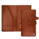 Leather travel wallet - Marron Veggie