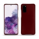 Custodia in pelle Samsung Galaxy S20 - Rouge Veggie