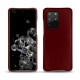 Coque cuir Samsung Galaxy S20+ 5G - Rouge Veggie