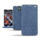 Custodia in pelle Samsung SM-N9000 Galaxy Note 3  - Jean vintage - Couture