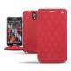 Custodia in pelle Samsung SM-N9000 Galaxy Note 3  - Cerise vintage - Couture