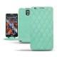 Custodia in pelle Samsung SM-N9000 Galaxy Note 3  - Menthe vintage - Couture