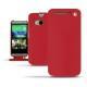 Custodia in pelle HTC One M8  - Rouge ( Nappa - Pantone 199C ) 