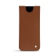 Samsung Galaxy S20 Ultra 5G leather pouch - Marron ( Nappa - Pantone 1615C ) 