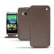Custodia in pelle HTC One M8  - Châtaigne ( Pantone 476C ) 
