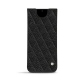 Custodia in pelle Samsung Galaxy S20 Ultra 5G - Ebène - Couture ( Sleek P C12 - Black ) 