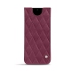 Custodia in pelle Samsung Galaxy S20 Ultra 5G - Prune vintage - Couture