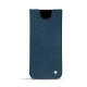 Samsung Galaxy S20 Ultra 5G leather pouch - Blu mediterran
