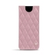 Samsung Galaxy S20+ 5G leather pouch - Rose - Couture ( Nappa - Pantone 2365C ) 