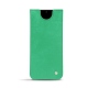 Samsung Galaxy S20+ 5G leather pouch - Menthe vintage ( Pantone 562C ) 