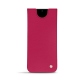 Samsung Galaxy S20+ 5G leather pouch - Rose fluo