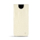 Capa em pele Samsung Galaxy S20+ 5G - Crocodile milk