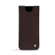 Samsung Galaxy S20+ 5G leather pouch - Marron envoûtant