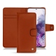 Samsung Galaxy S20 leather case - Orange Veggie