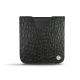 Pochette cuir Samsung Galaxy Z Flip - Autruche nero