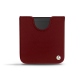 Samsung Galaxy Z Flip leather pouch - Rouge Veggie