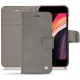 Housse cuir Apple iPhone SE (2020) - Acier vintage ( Pantone 403C ) 