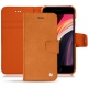 Lederschutzhülle Apple iPhone SE (2020) - Mandarine vintage ( Pantone 165C ) 