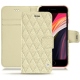 Lederschutzhülle Apple iPhone SE (2020) - Ivoire - Couture ( Sleek P C12 - White ) 