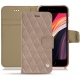 Capa em pele Apple iPhone SE (2020) - Taupe vintage - Couture
