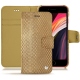 Funda de piel Apple iPhone SE (2020) - Serpent sabbia