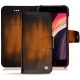 Housse cuir Apple iPhone SE (2020) - Marron Patine