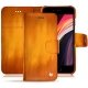 Capa em pele Apple iPhone SE (2020) - Orange Patine
