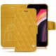 Apple iPhone SE (2020) leather case - Jaune soulèu - Couture