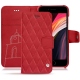 レザーケース Apple iPhone SE (2020) - Rouge troupelenc - Couture