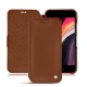 Housse cuir Apple iPhone SE (2020) - Marron ( Nappa - Pantone 1615C ) 