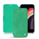 Housse cuir Apple iPhone SE (2020) - Menthe vintage ( Pantone 562C ) 