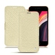Housse cuir Apple iPhone SE (2020) - Ivoire ( Sleek P C12 - White ) 