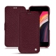 Housse cuir Apple iPhone SE (2020) - Lie de vin ( Pantone 5115C ) 